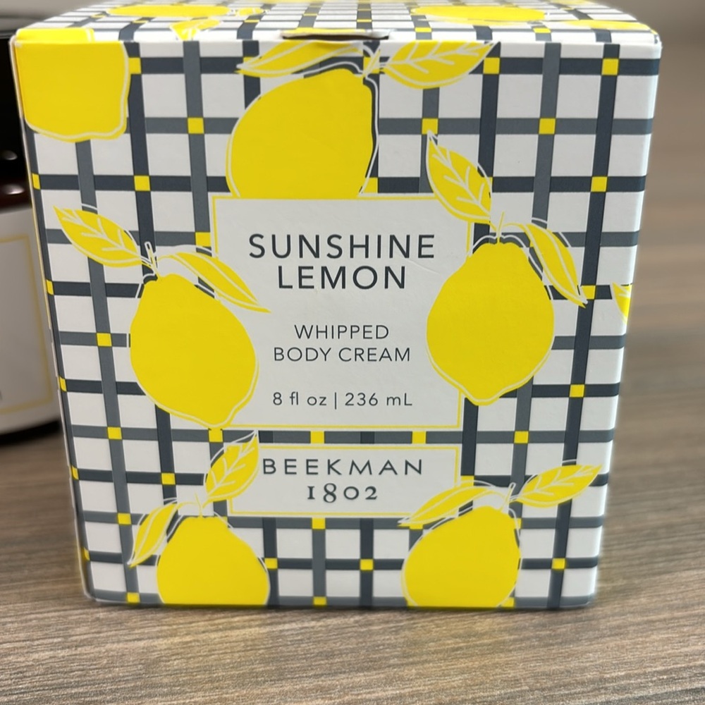Beekman. 1802 Whipped Body Cream Sunshine Lemon 8oz